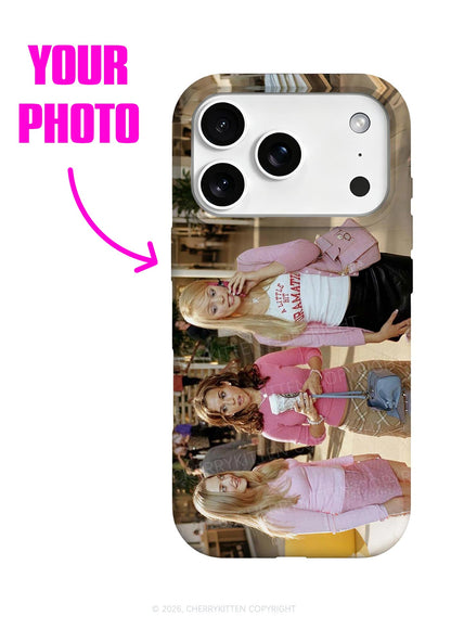 Custom Personalized Text Y2K Phone Case Cherrykitten