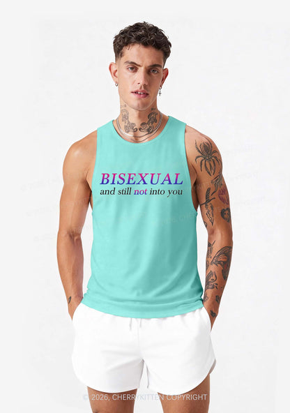 Bisexual And Still Not Into You Pride Y2K Men Racerback Tank Top Cherrykitten