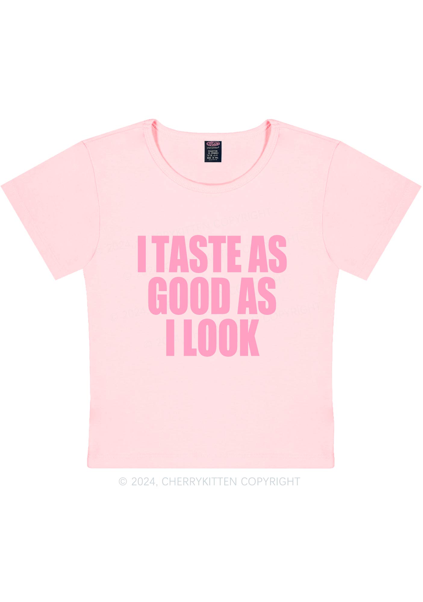 Taste Good Y2K Baby Tee Cherrykitten