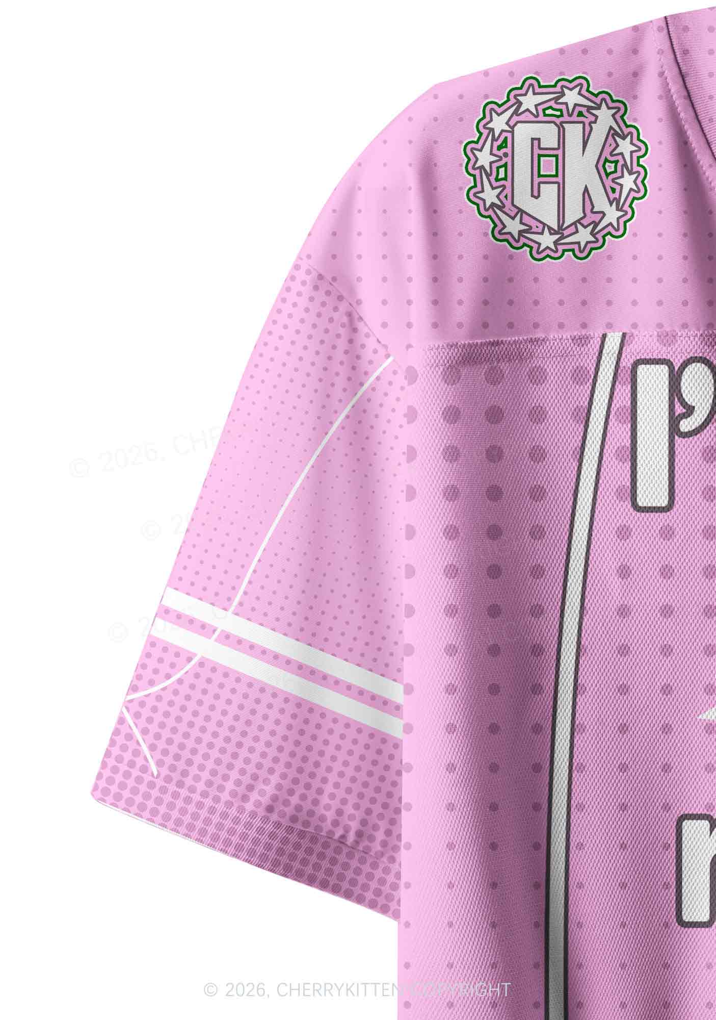 My Girlfriend Is Lesbian Pride Y2K Crop Sport Jersey Shirts Cherrykitten