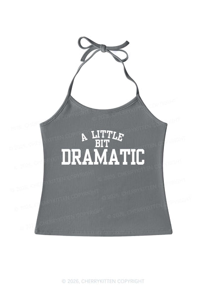 A Little Bit Dramatic Y2K Halter Neck Cami Cherrykitten