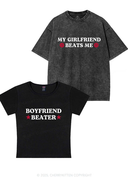Boyfriend Beater Y2K Valentine's Day Couple Shirt Cherrykitten