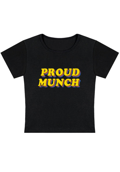 Curvy Proud Munch Baby Tee