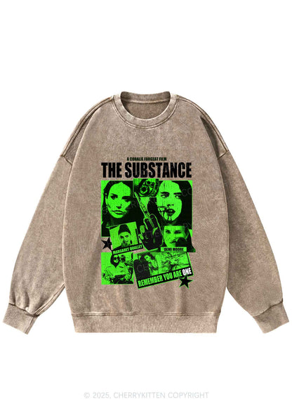 Halloween The Horror Movie Y2K Washed Sweatshirts Cherrykitten