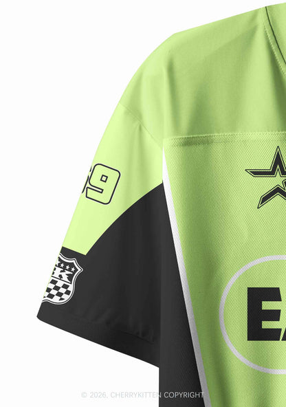 Eat Puxxy Its Vegan Y2K Crop Sport Jersey Shirts Cherrykitten