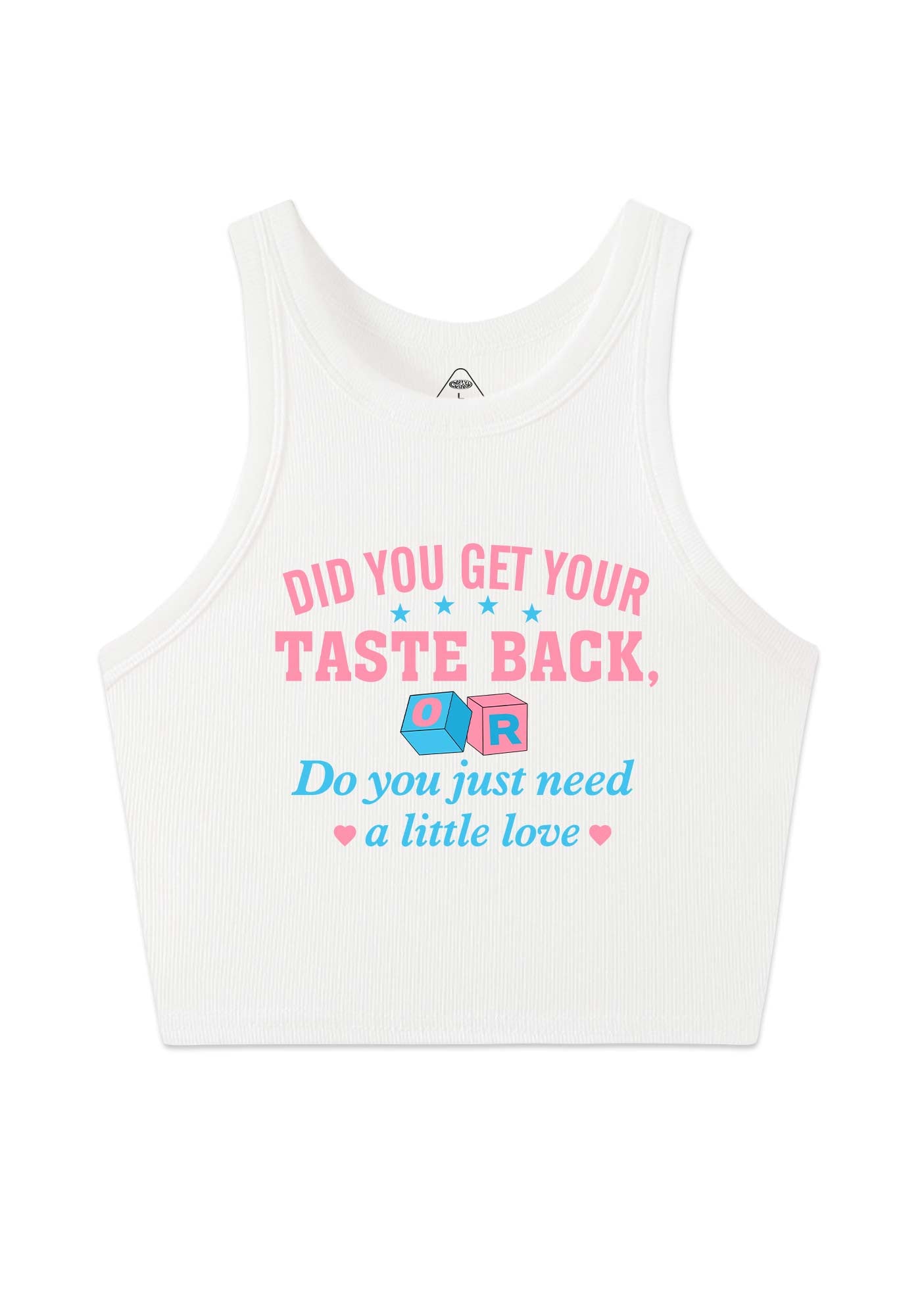 Get Your Taste Back Y2K Crop Tank Top Cherrykitten