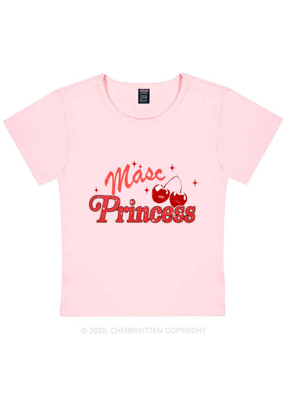 Masc Princess Cherry Pride Y2K Baby Tee Cherrykitten