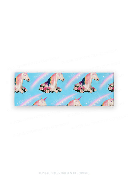 Blue Unicorn Y2K Print Headband Cherrykitten