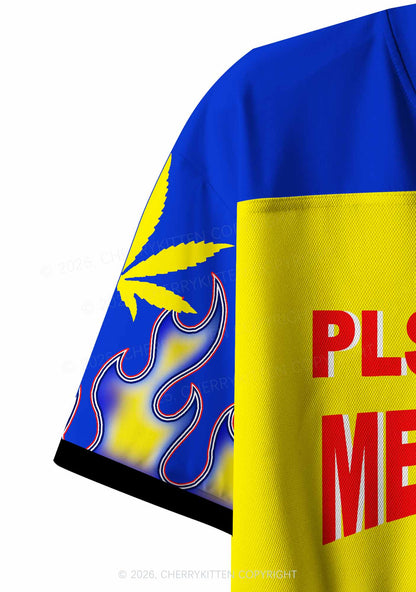 Dont Give Me Cigarette Y2K Crop Sport Jersey Shirts Cherrykitten