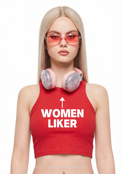 Women Liker Pride Y2K Crop Tank Top Cherrykitten