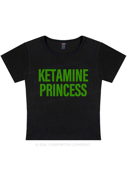 K Princess Y2K Baby Tee Cherrykitten