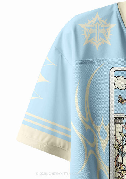 The Rat Y2K Crop Sport Jersey Shirts Cherrykitten