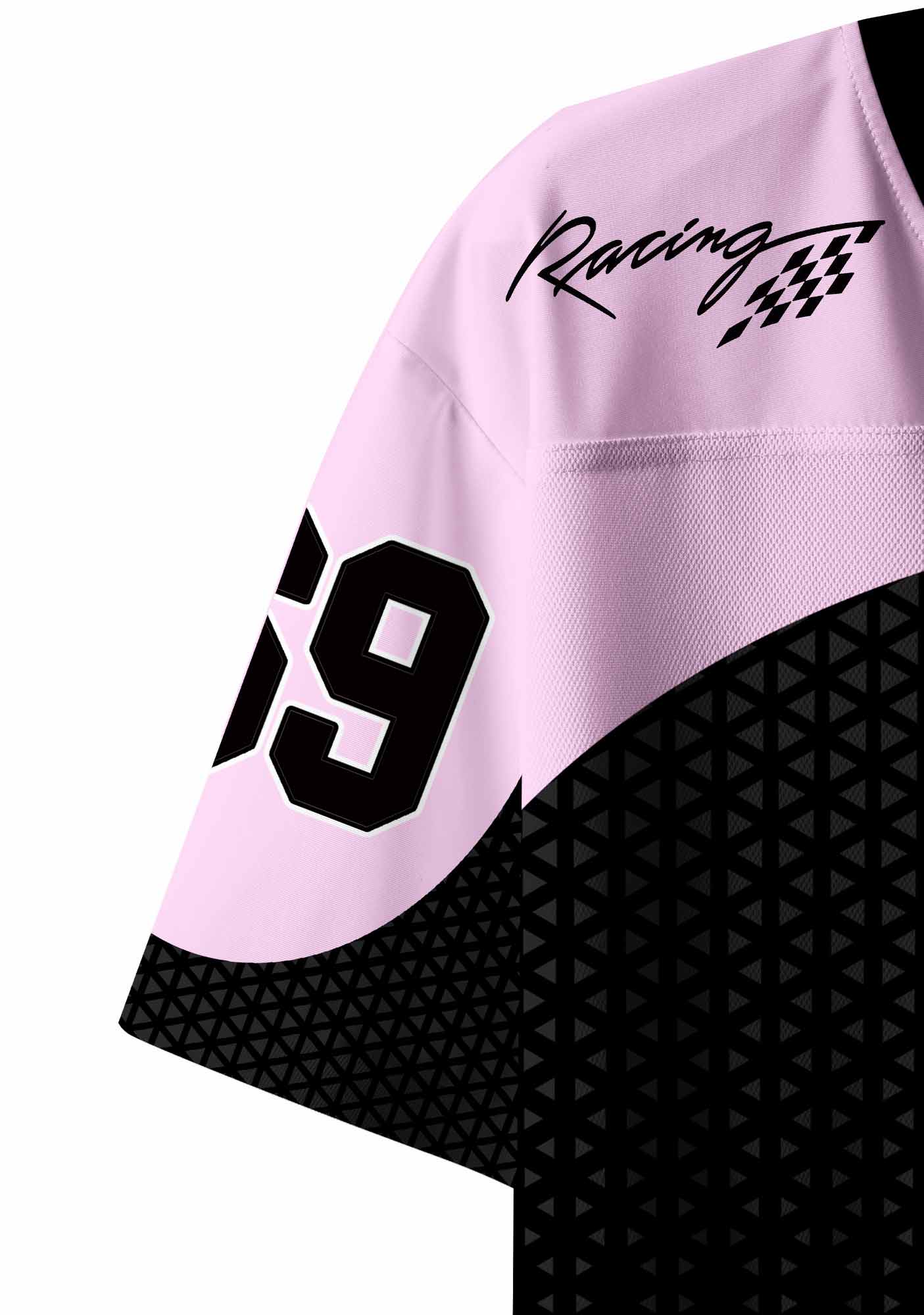 Pink Dyke Pride Y2K Crop Sport Jersey Shirts Cherrykitten