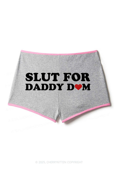 Slxt For Daddy Dom Y2K Booty Shorts Cherrykitten