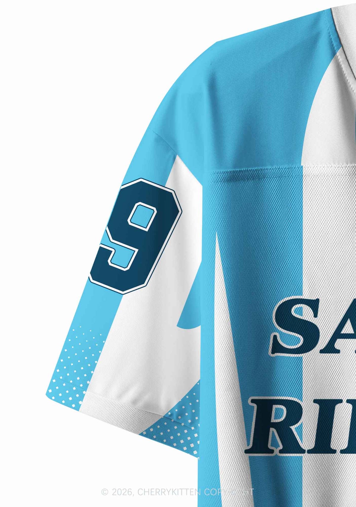 Save A Bike Ride A Biker Y2K Crop Sport Jersey Shirts Cherrykitten
