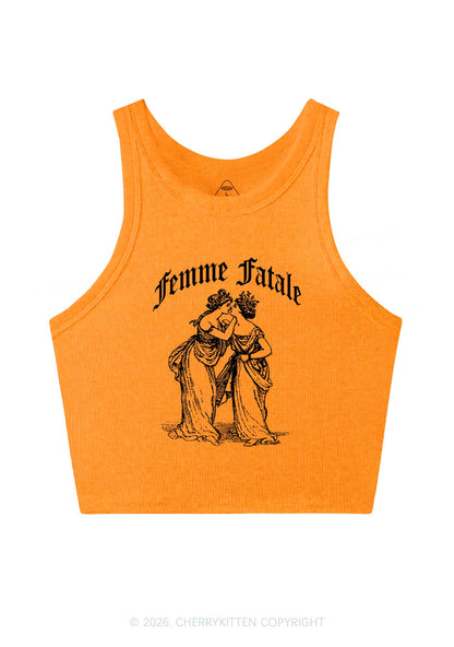 Femme Fatale Women Pride Y2K Crop Tank Top Cherrykitten