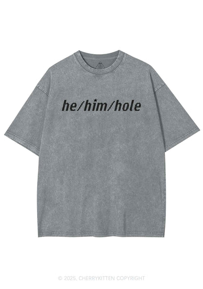 He Him Hole Pride Y2K Shirts Washed Tee Cherrykitten