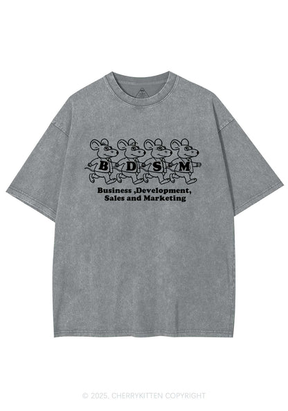 BDSM Rats Y2K Shirts Washed Tee Cherrykitten