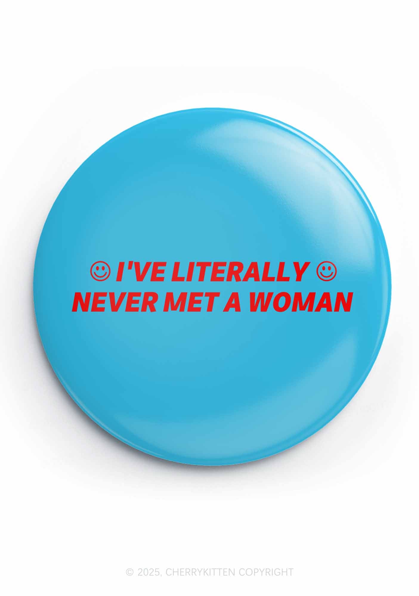 Never Met Woman Pride 1Pc Y2K Pin Badge Cherrykitten