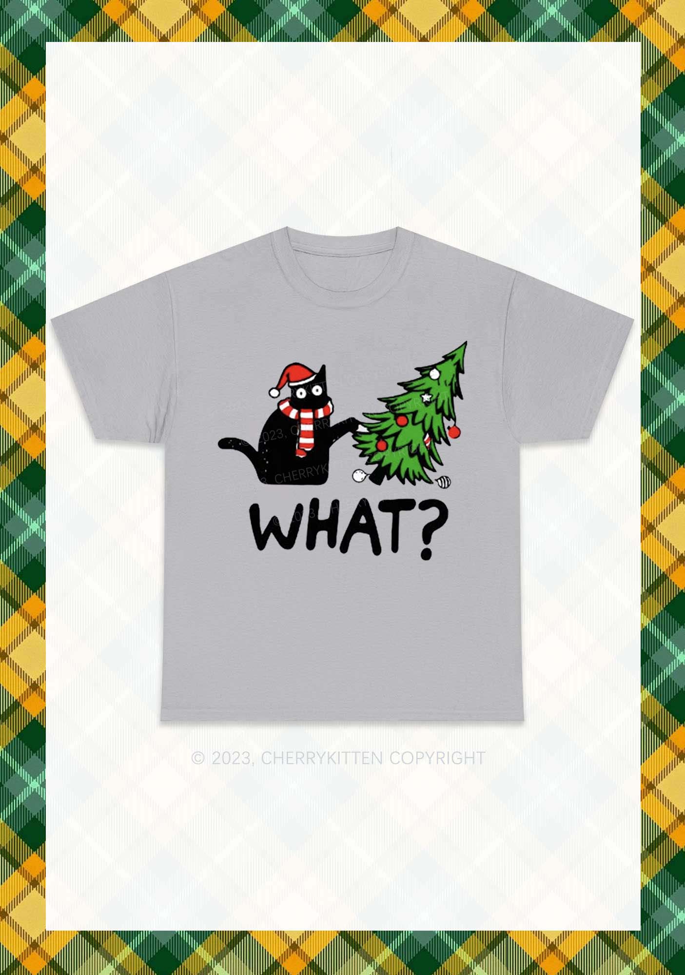 What Christmas Tree Chunky Shirt Cherrykitten