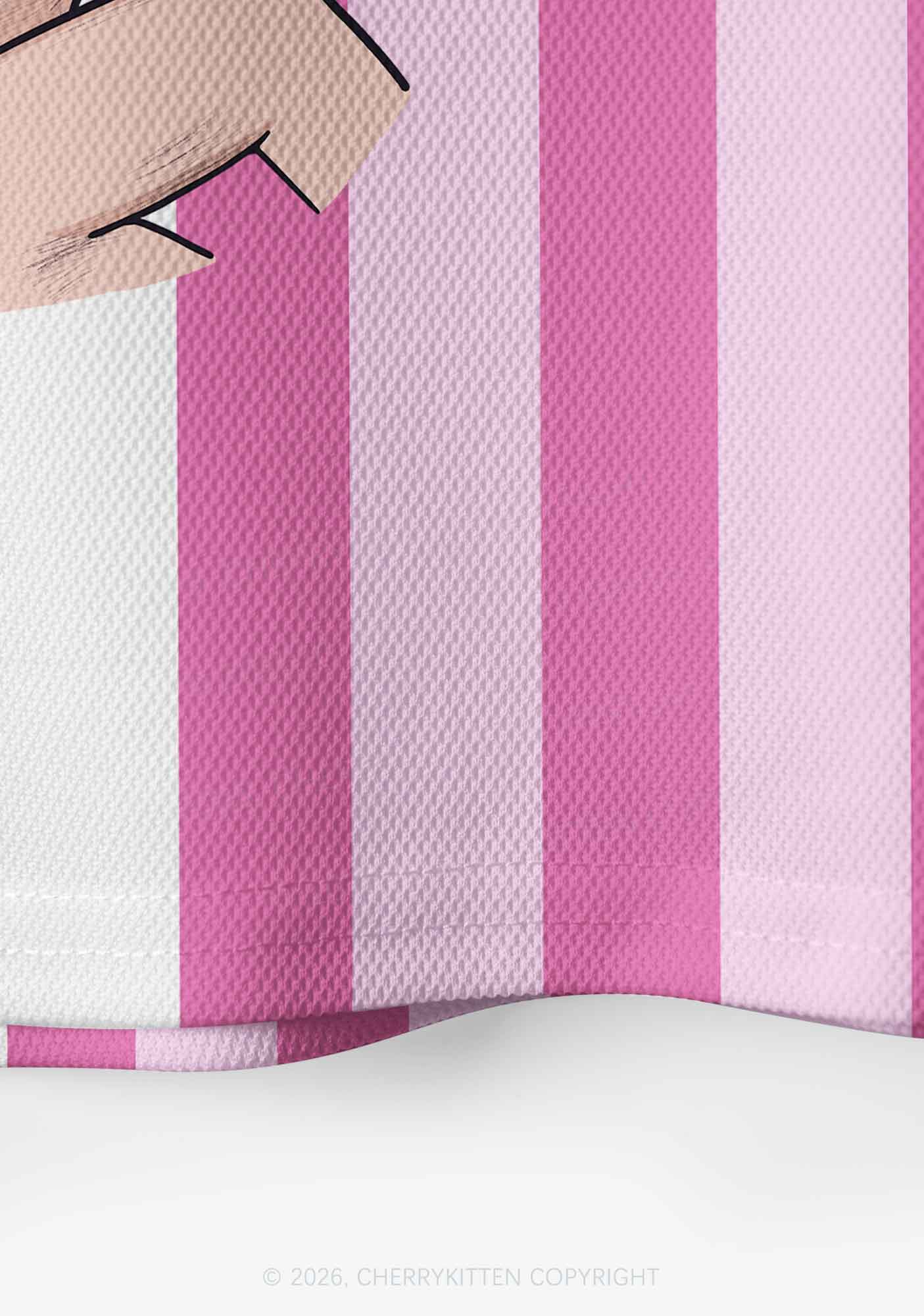 Lesbian Nails Lips Pride Y2K Crop Sport Jersey Shirts Cherrykitten