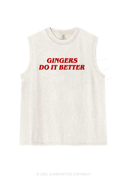 Gingers Do It Better Y2K Washed Tank Cherrykitten