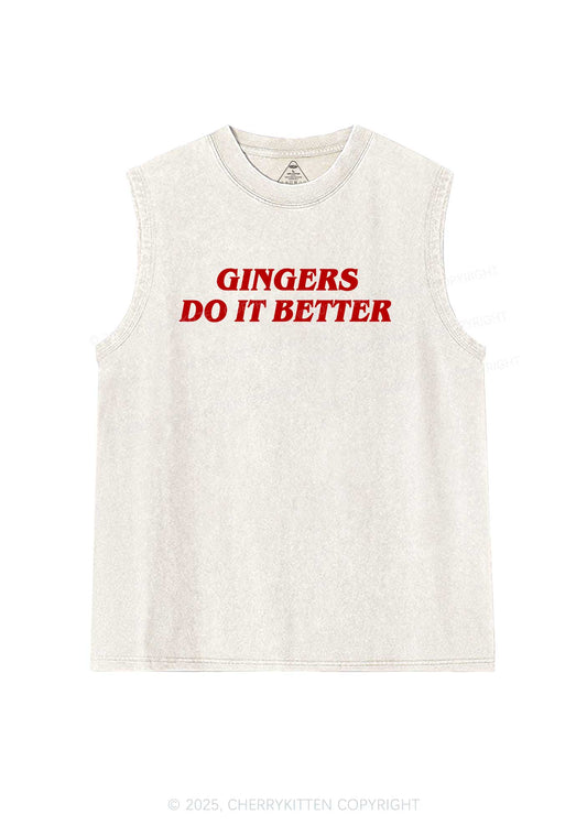 Gingers Do It Better Y2K Washed Tank Cherrykitten