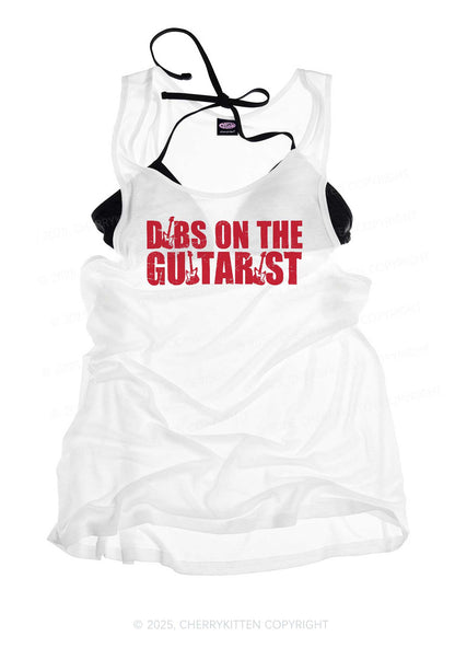 Dibs On The Guitarist Y2K Sheer Boyfriend Tank Cherrykitten