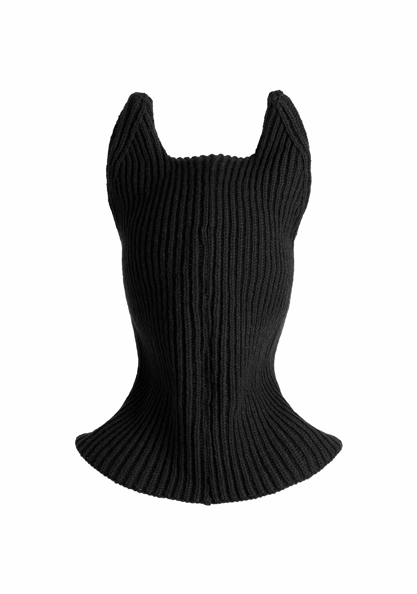 Halloween Y2K Devil Horn Knitted Hat Cherrykitten