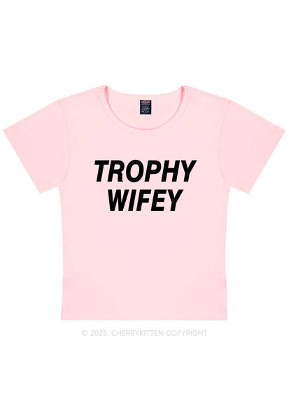 Trophy Wifey Y2K Baby Tee Cherrykitten