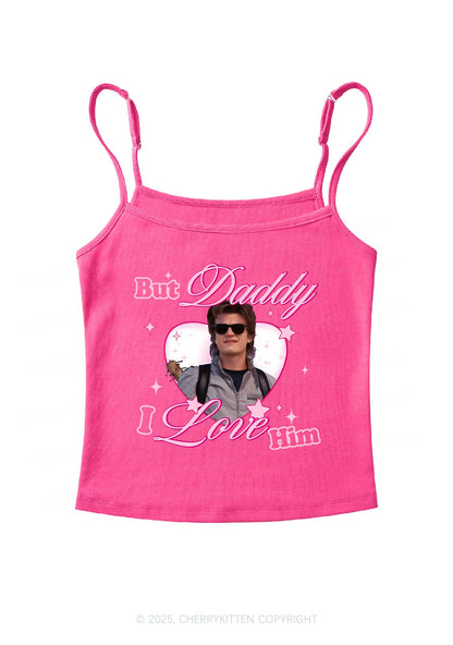 Daddy I Love Him Y2K Spaghetti Strap Cami Cherrykitten