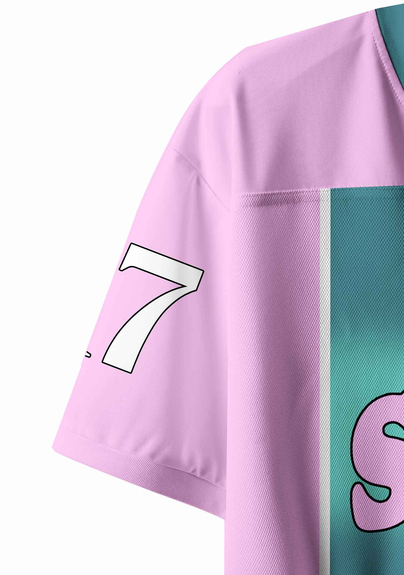 Green Stripes She Them Txtties Pride Y2K Crop Sport Jersey Shirts Cherrykitten