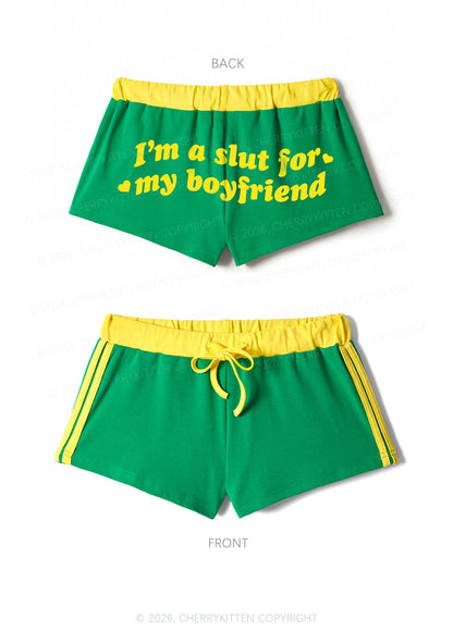 Slxt For My BF Valentine's Day Y2K Drawstring Mini Shorts Cherrykitten