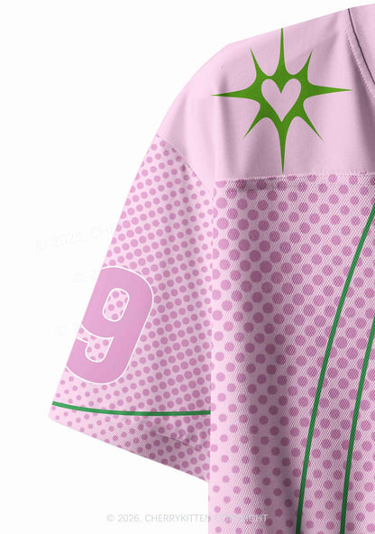 Never Met A Man Pride Y2K Crop Sport Jersey Shirts Cherrykitten