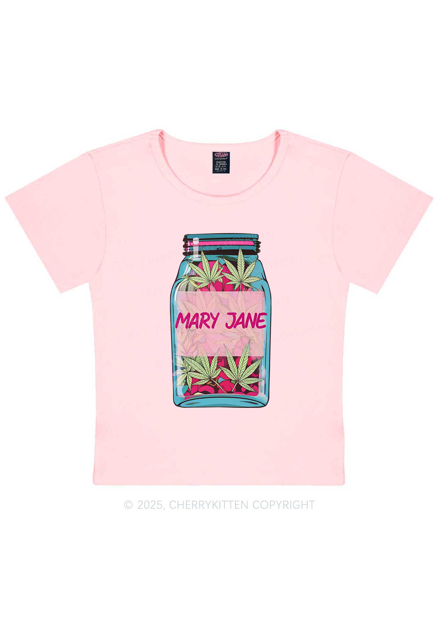 Wxxd Jar Y2K Baby Tee Cherrykitten