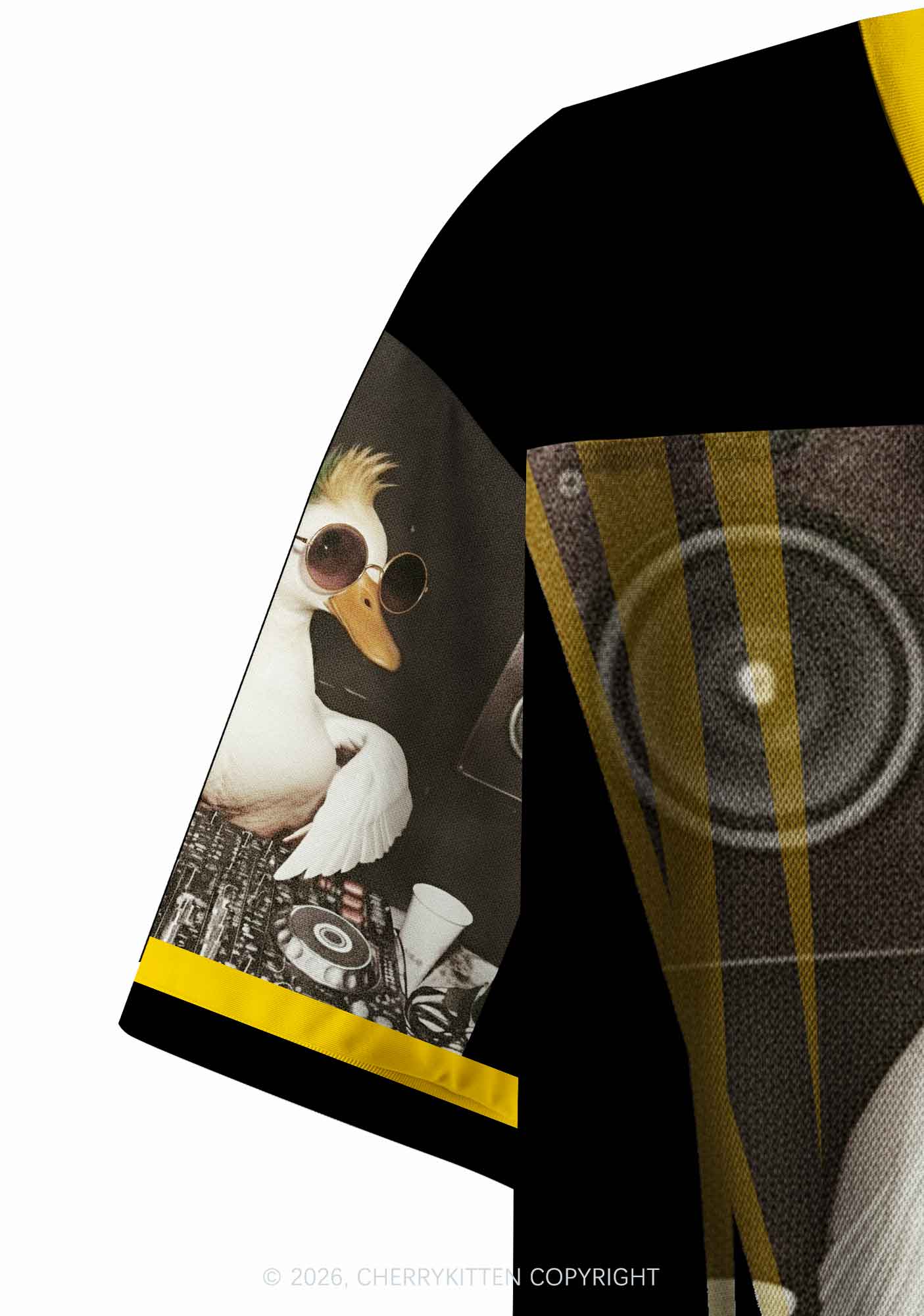 Sunglasses DJ Duck Y2K Crop Sport Jersey Shirts Cherrykitten