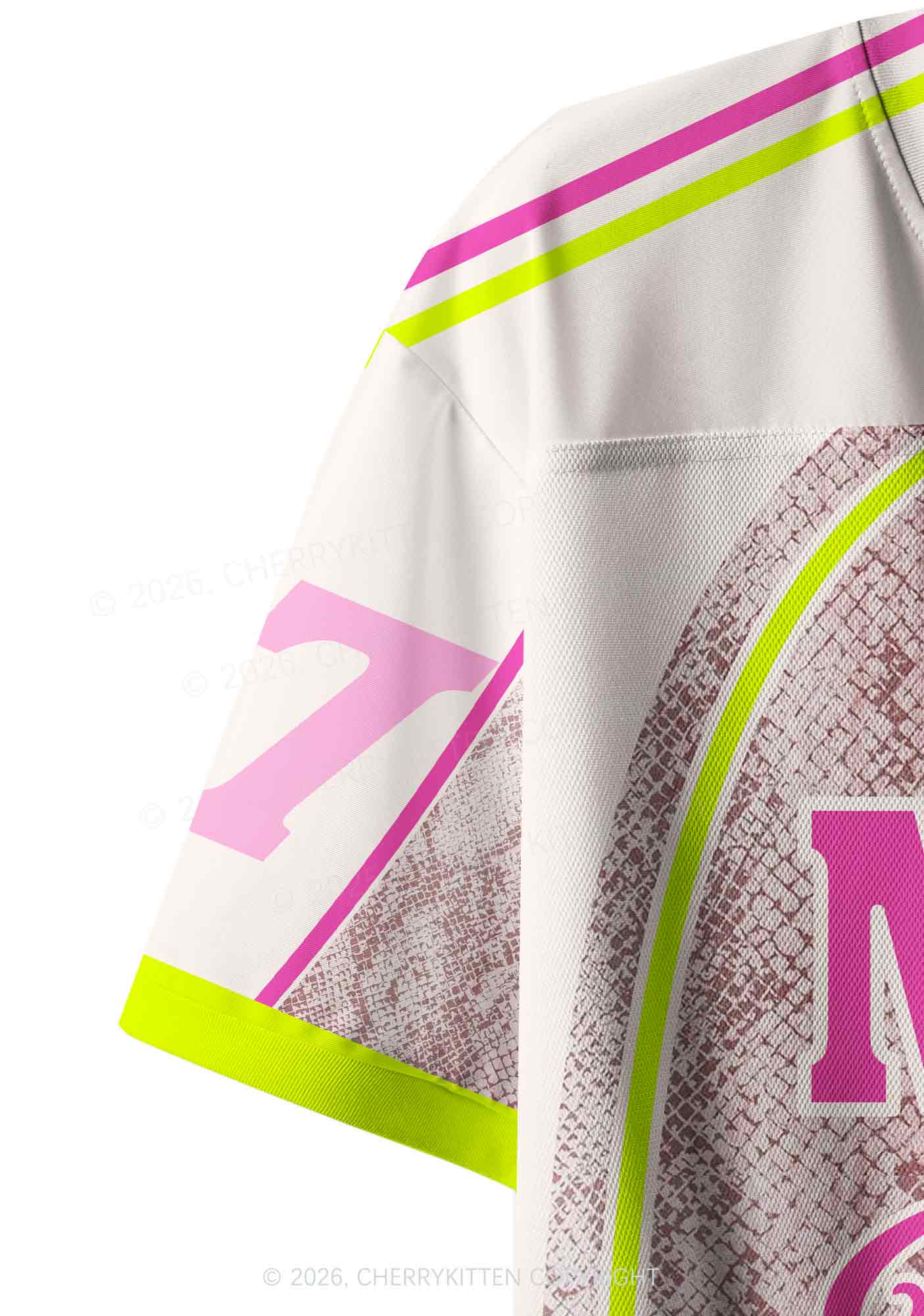 Masc Princess Snakeskin Texture Pride Y2K Crop Sport Jersey Shirts Cherrykitten