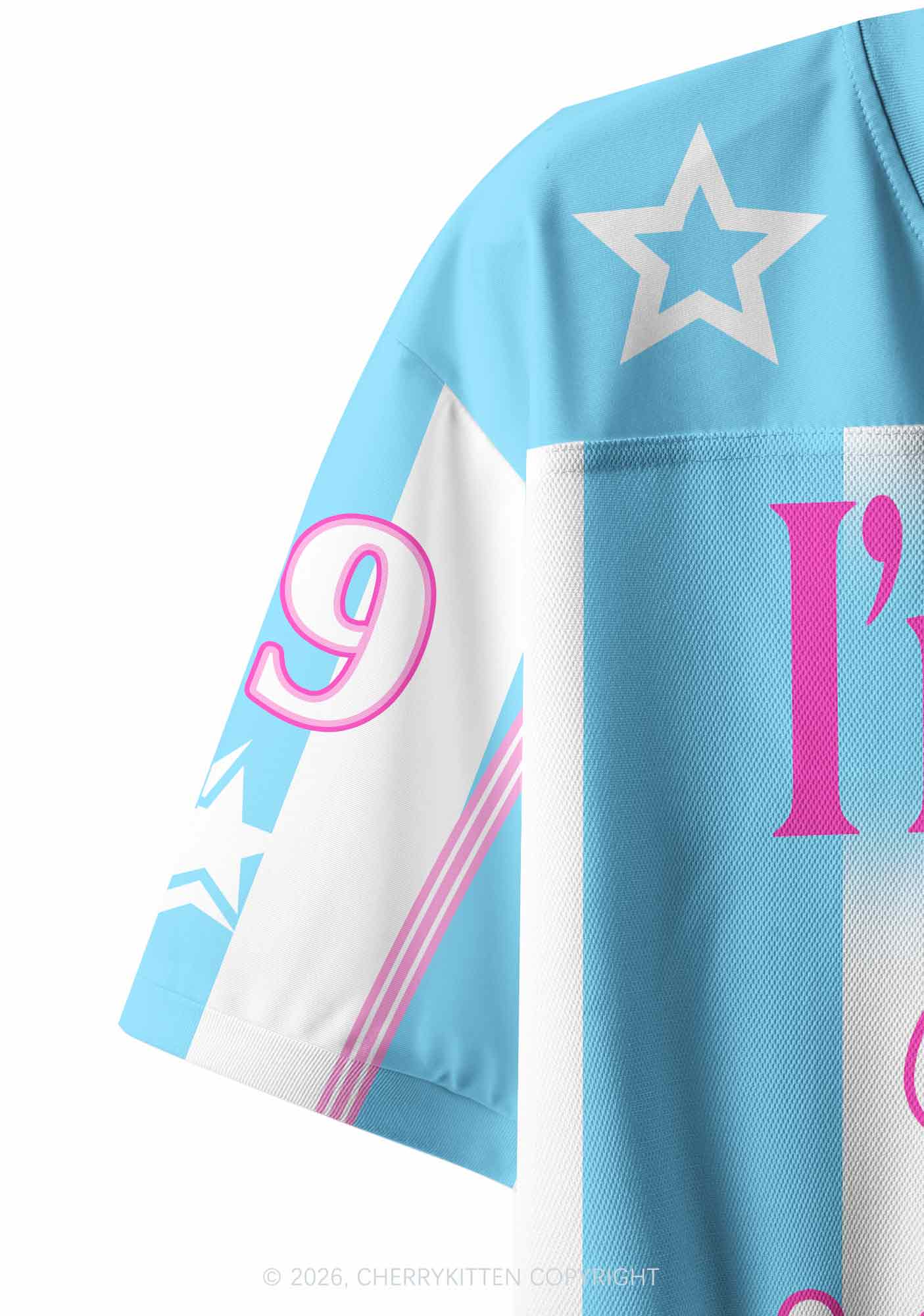 Im Literally Just Gay Pride Y2K Crop Sport Jersey Shirts Cherrykitten