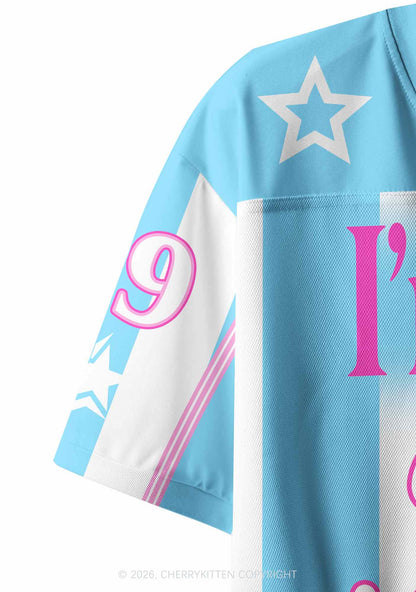 Im Literally Just Gay Pride Y2K Crop Sport Jersey Shirts Cherrykitten