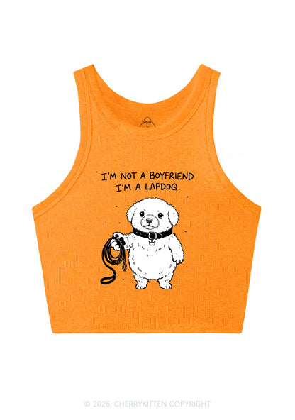 Im A Lapdog Y2K Crop Tank Top Cherrykitten