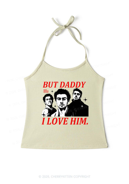 Daddy I Love Luigi Y2K Halter Neck Cami Cherrykitten