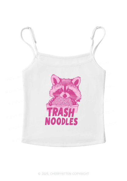 Raccoon Trash Noodles Y2K Spaghetti Strap Cami Cherrykitten