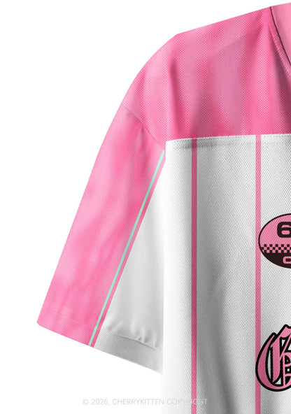 Girls Like Girls Like Boys Do Pride Y2K Crop Sport Jersey Shirts Cherrykitten