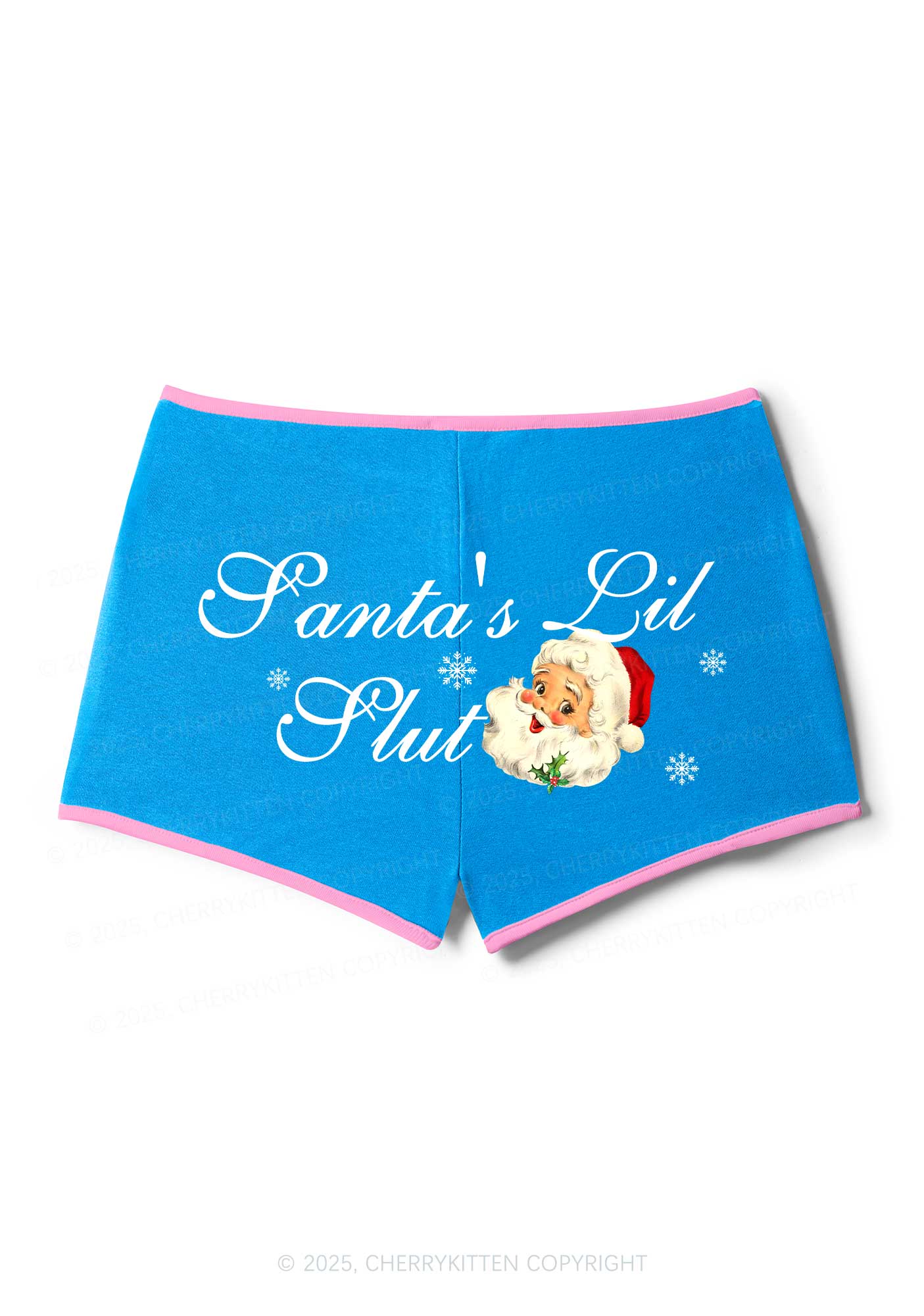 Santas Lil Slxt Christmas Y2K Booty Shorts Cherrykitten