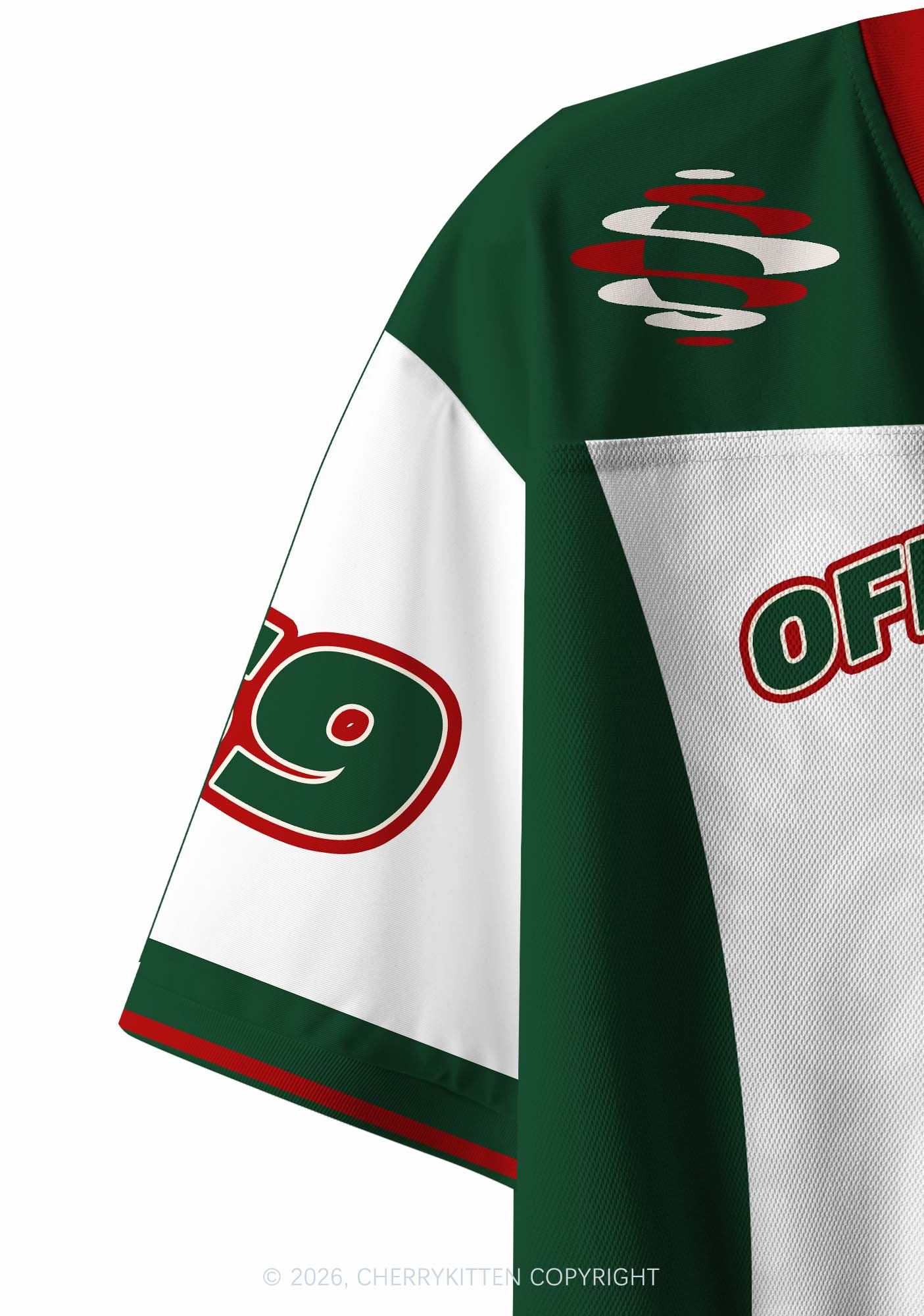 Custom Off To Watch Futbol Raccoon Y2K Crop Sport Jersey Shirts Cherrykitten
