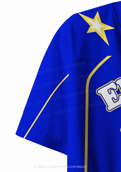 Emotional Support Bottom Pride Y2K Crop Sport Jersey Shirts Cherrykitten
