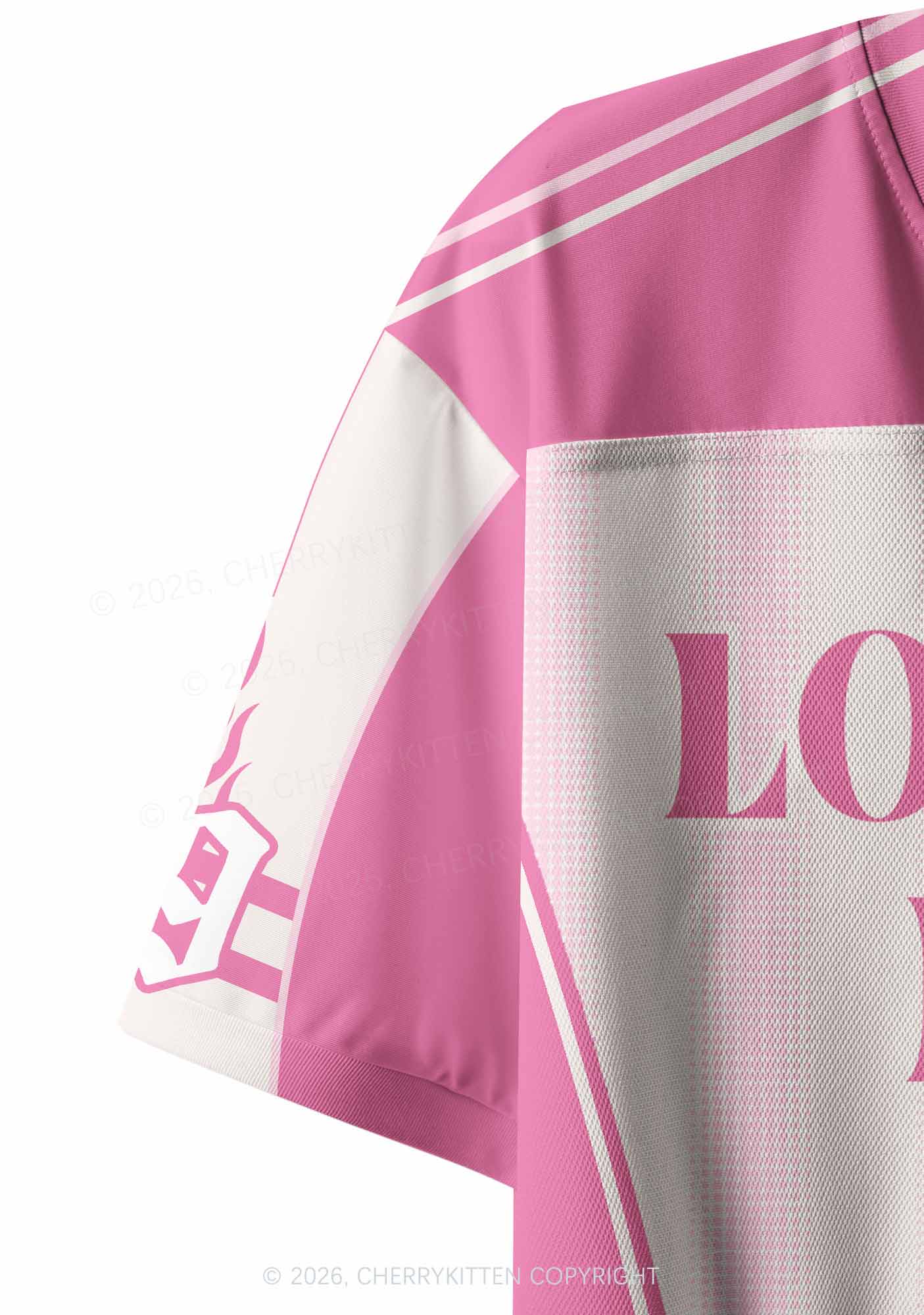 Lovergirl Femme Pride Y2K Crop Sport Jersey Shirts Cherrykitten