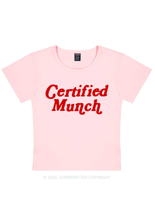 Certified Munch Y2K Baby Tee Cherrykitten