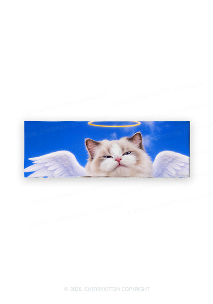 Angel Cat Y2K Print Headband Cherrykitten