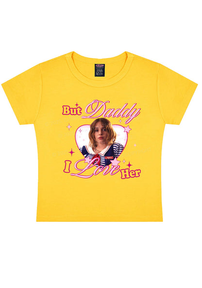 Daddy I Love RB Pride Y2K Baby Tee Cherrykitten